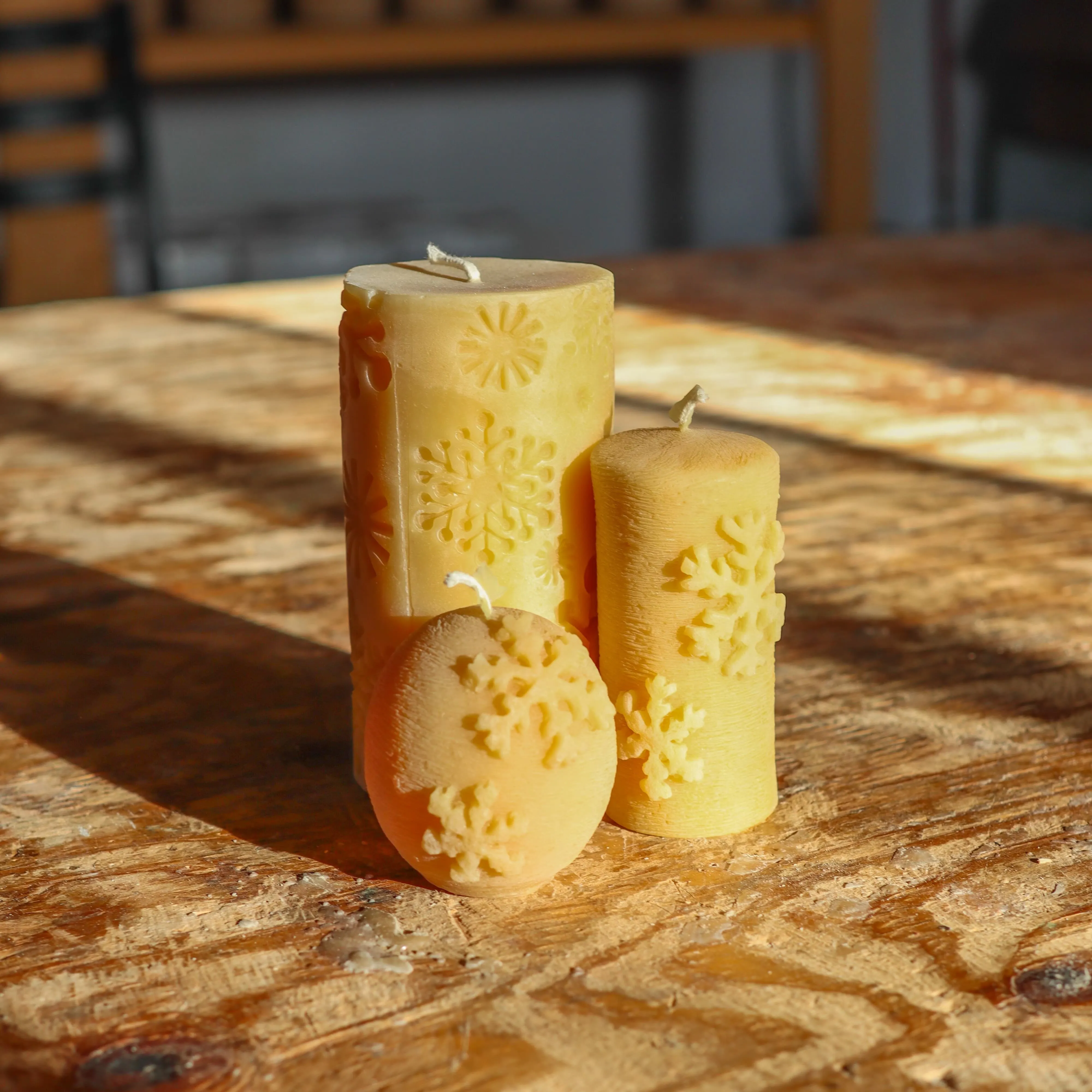 Snowflake Candles